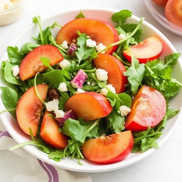 Nectarine and Arugula Salad