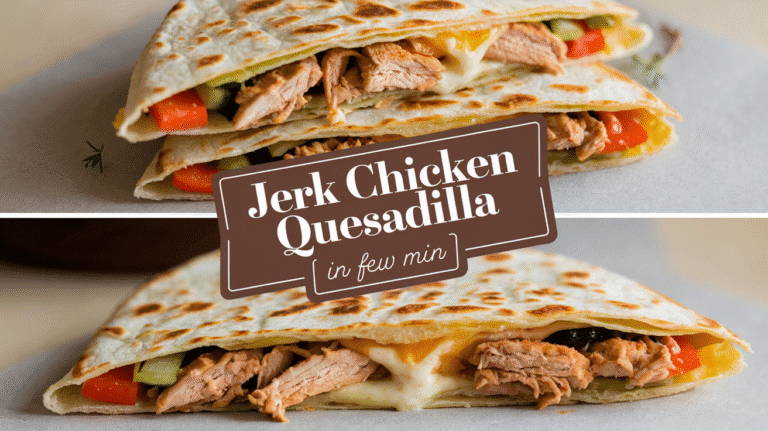 Spicy & Cheesy Jerk Chicken Quesadilla Recipe that would make you crave all week.