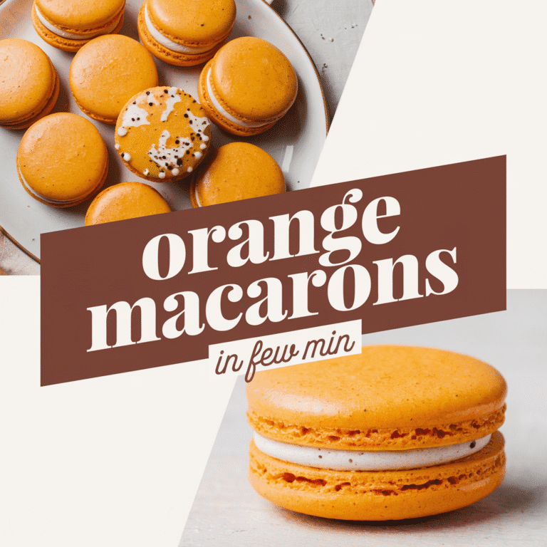Orange Macarons