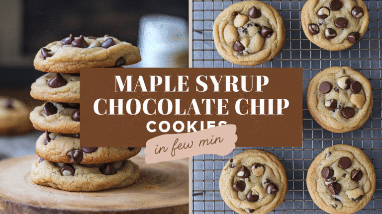 Maple Syrup Chocolate Chip Cookies That Will Melt in Your Mouth