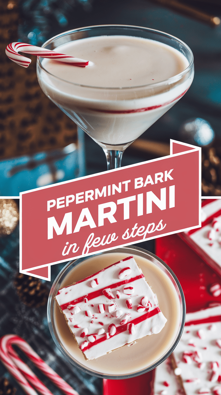 Peppermint Bark Martini Recipe