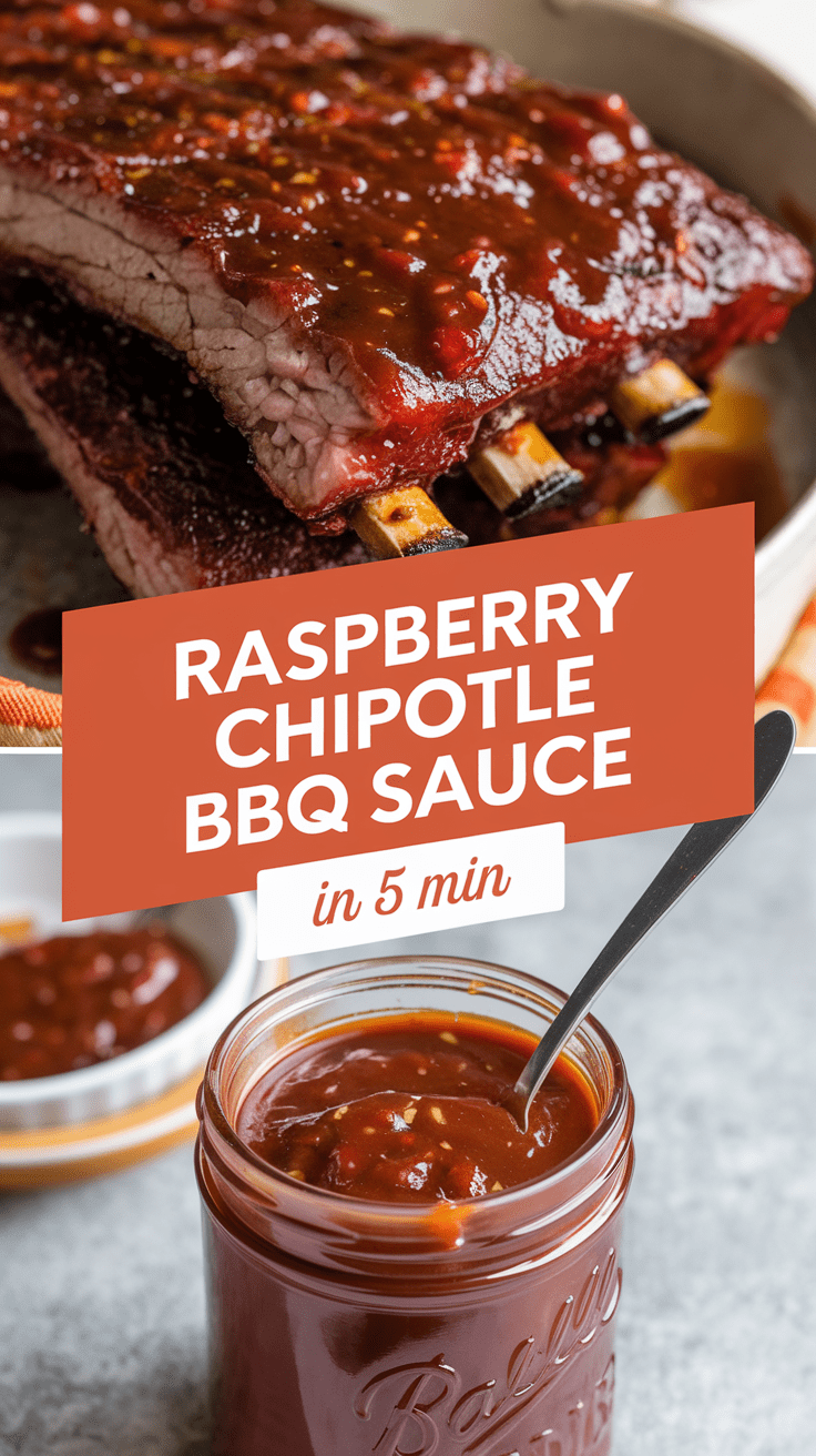 Raspberry Chipotle BBQ Sauce