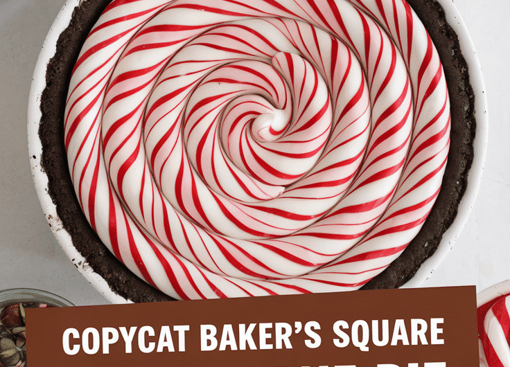 Copycat Baker’s Square Candy Cane Pie