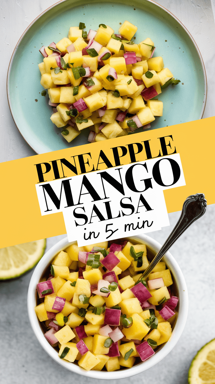 Pineapple Mango Salsa