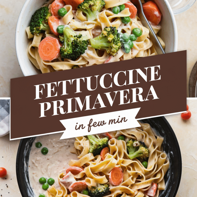 Fettuccine Primavera