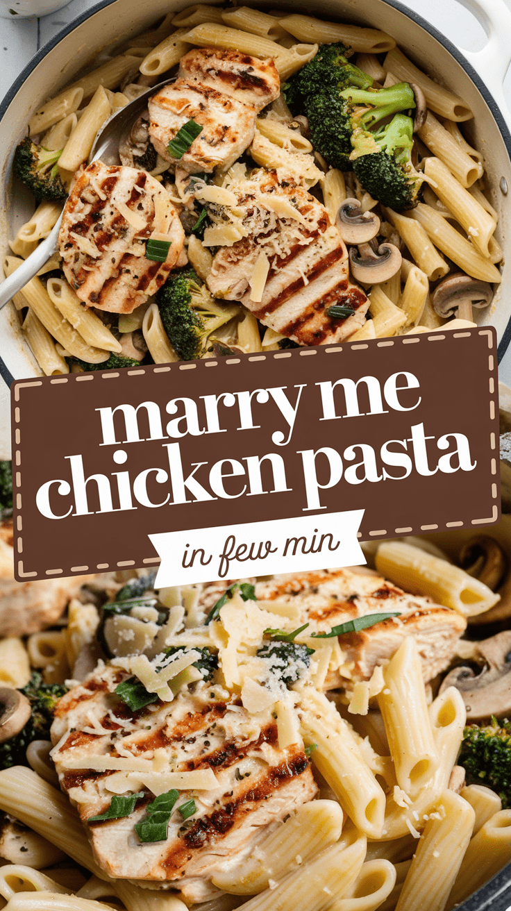 Marry Me Chicken Pasta