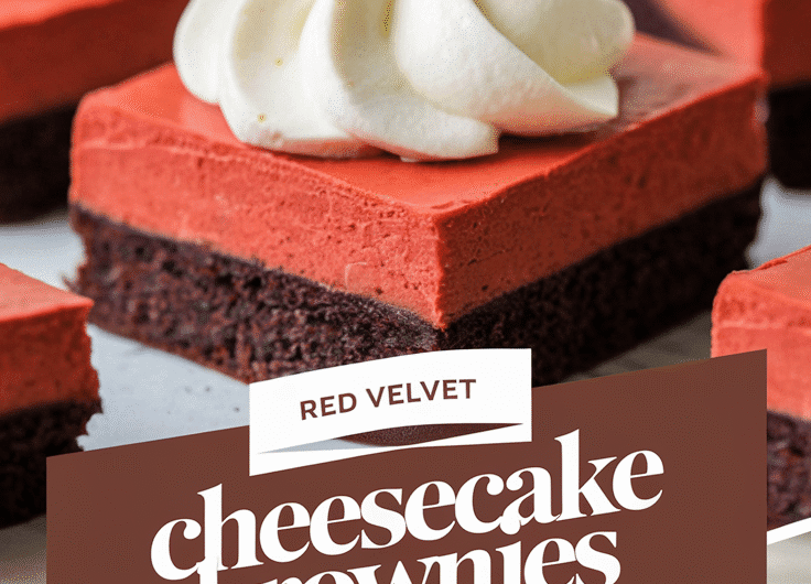 Red Velvet Cheesecake Brownies