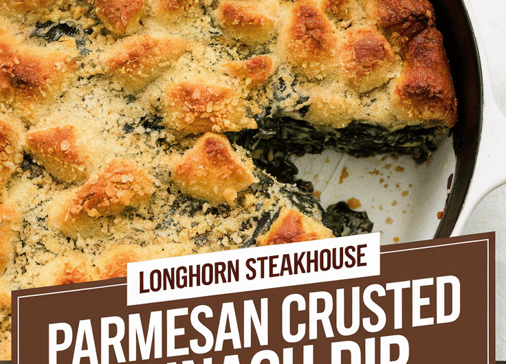 Longhorn Steakhouse Parmesan Crusted Spinach Dip