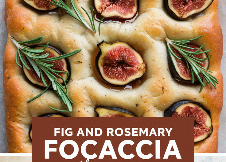 Fig and Rosemary Focaccia with Honey