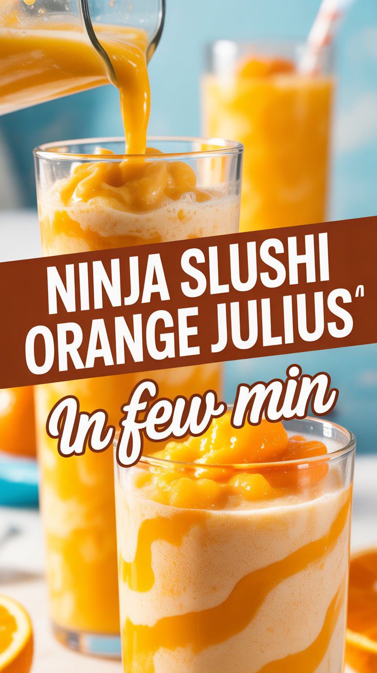 Ninja Slushi Orange Julius Recipe