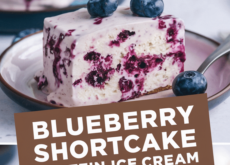Blueberry Shortcake Protein Ice Cream