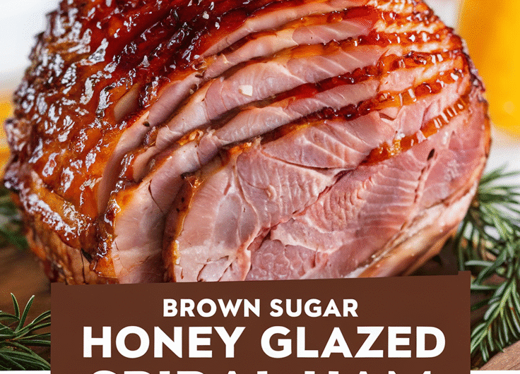 Brown Sugar Honey Glazed Spiral Ham