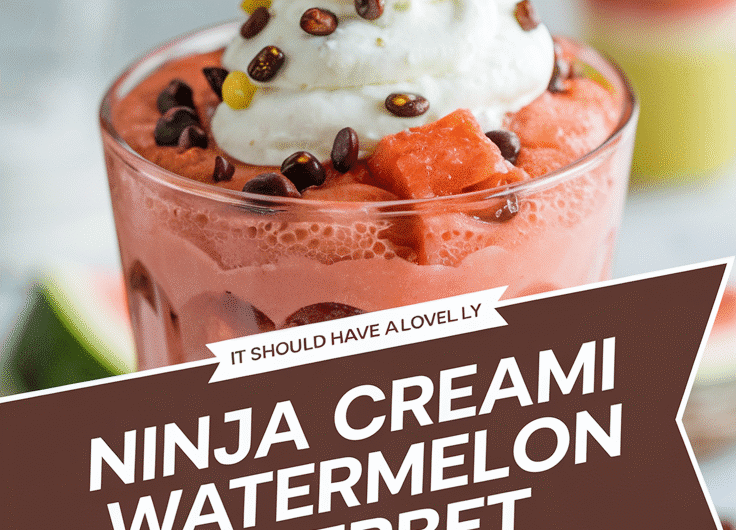Ninja Creami Watermelon Sherbet