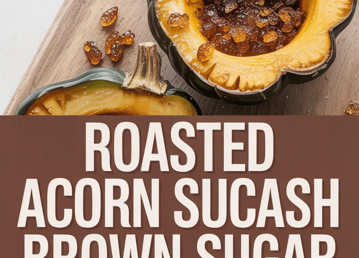 Roasted Acorn Squash Brown Sugar