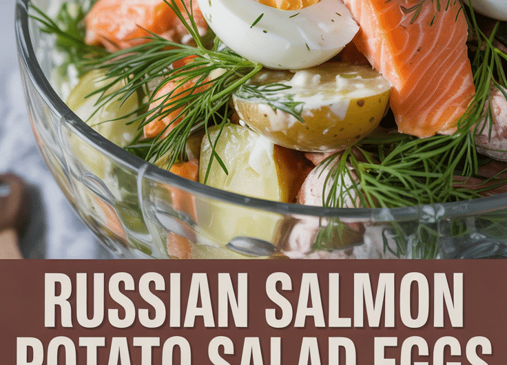 Russian Salmon Potato Salad Eggs