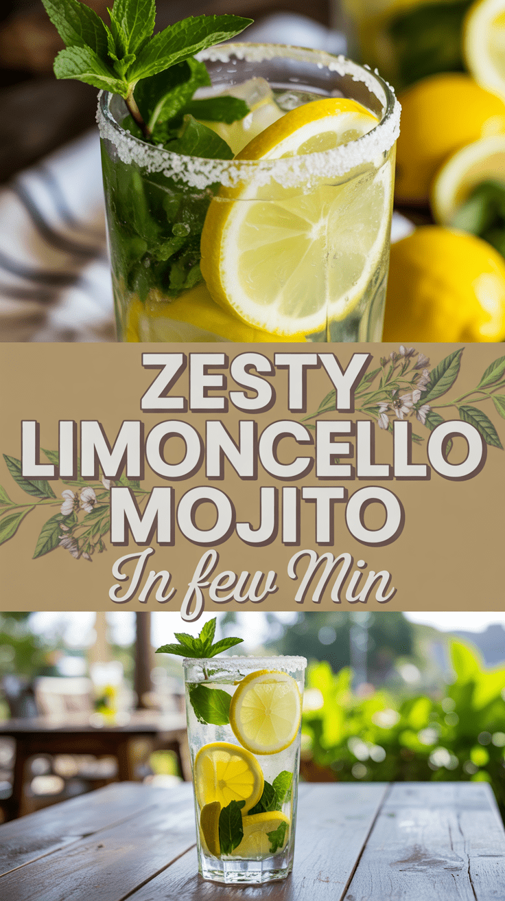Zesty Limoncello Mojito