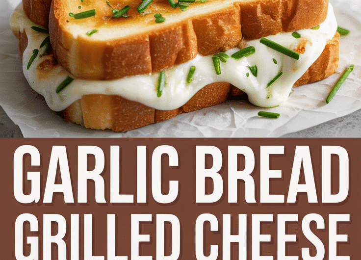 Garlic Bread Grilled Cheese