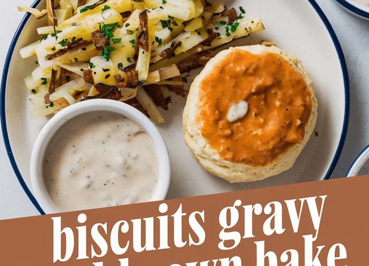 Biscuits Gravy, Hashbrown Bake