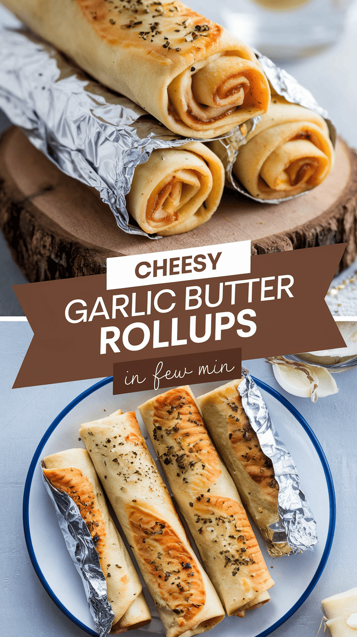 Cheesy Garlic Butter Rollups