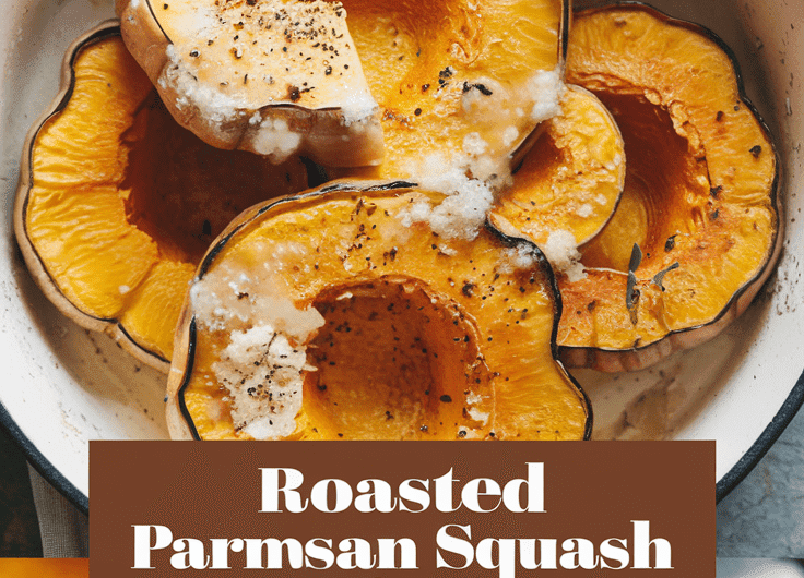 Roasted Parmesan Squash Slices