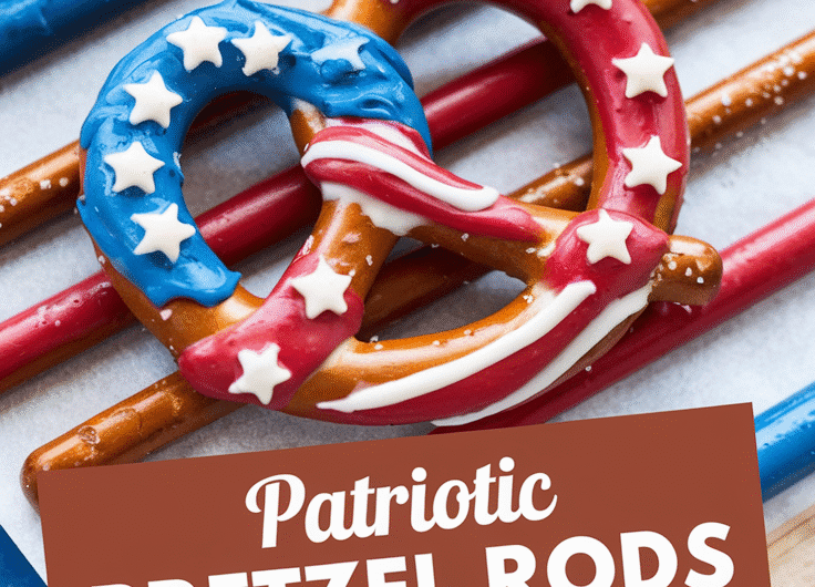 Patriotic Pretzel Rods