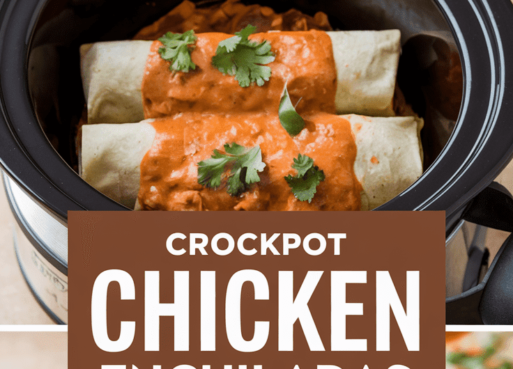 Crockpot Chicken Enchiladas