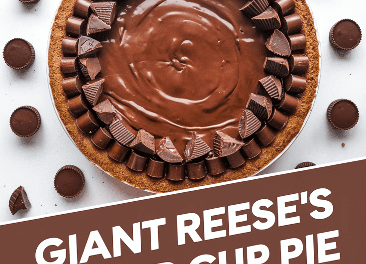 Giant Reese’s Peanut Butter Cup Pie
