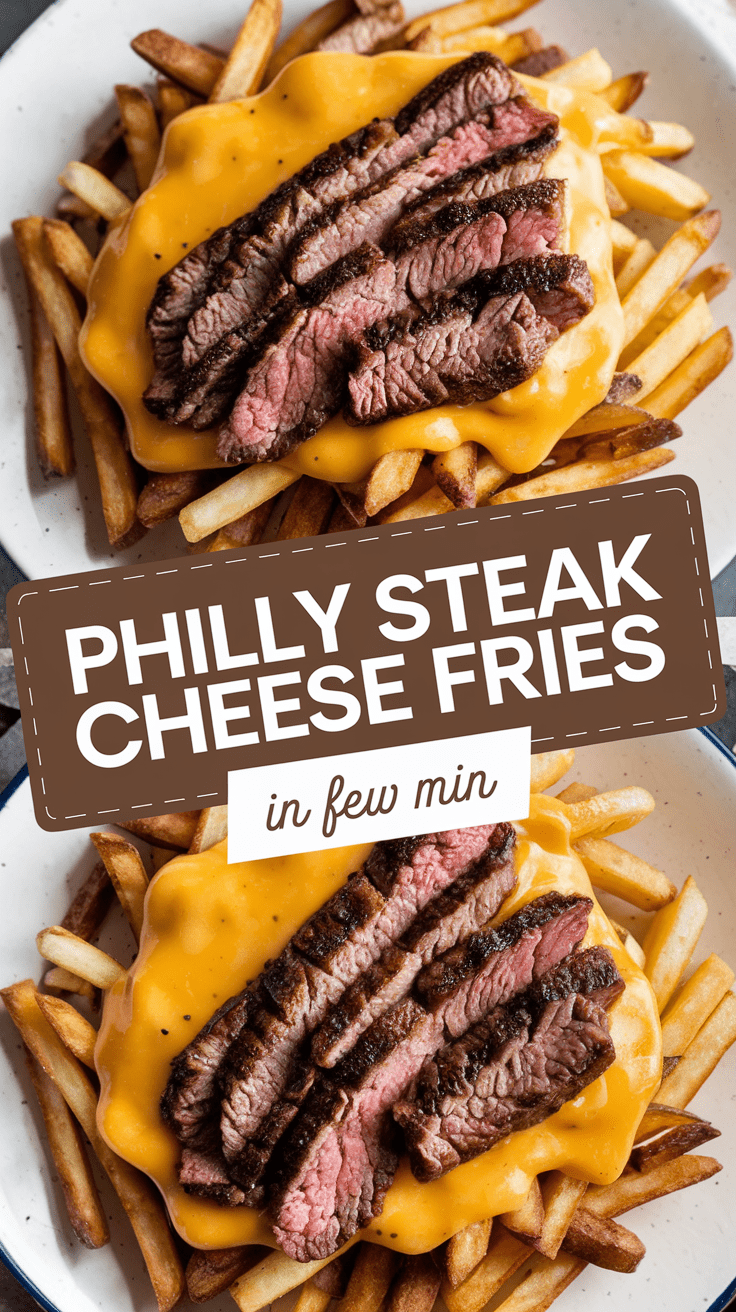 Philly Steak Cheese Fries