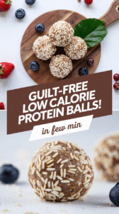 Guilt-Free Low Calorie Protein Balls