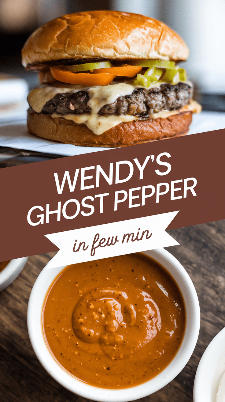Wendy’s Ghost Pepper Sauce Recipe