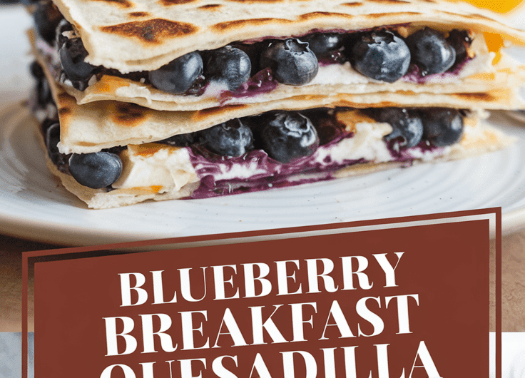 Blueberry Breakfast Quesadilla Delight