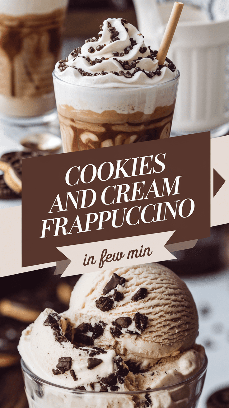 Cookies and Cream Frappuccino