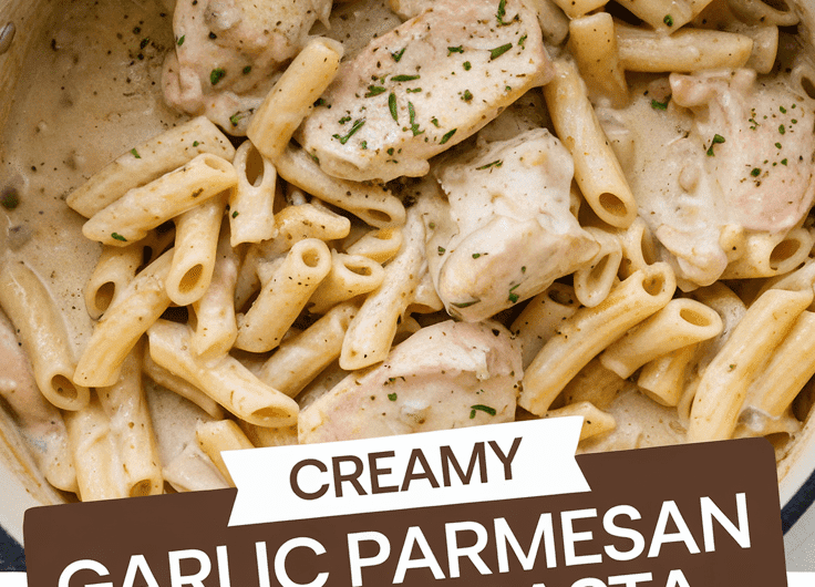 Garlic Parmesan Crockpot Chicken and Potatoes