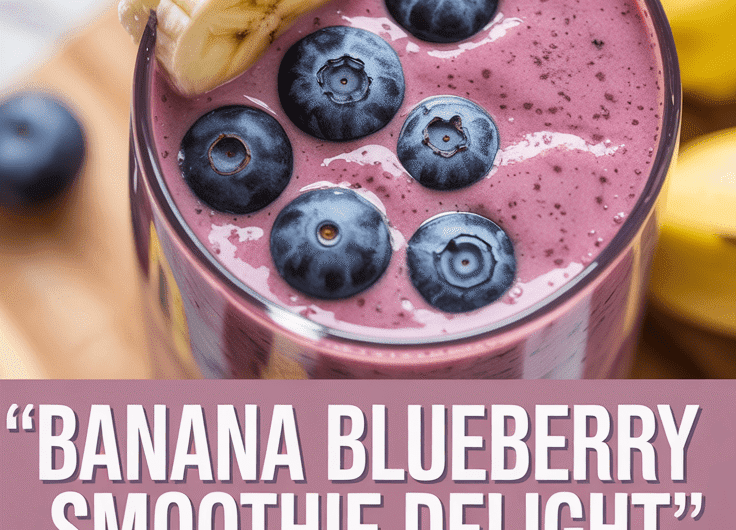 Banana Blueberry Smoothie Delight