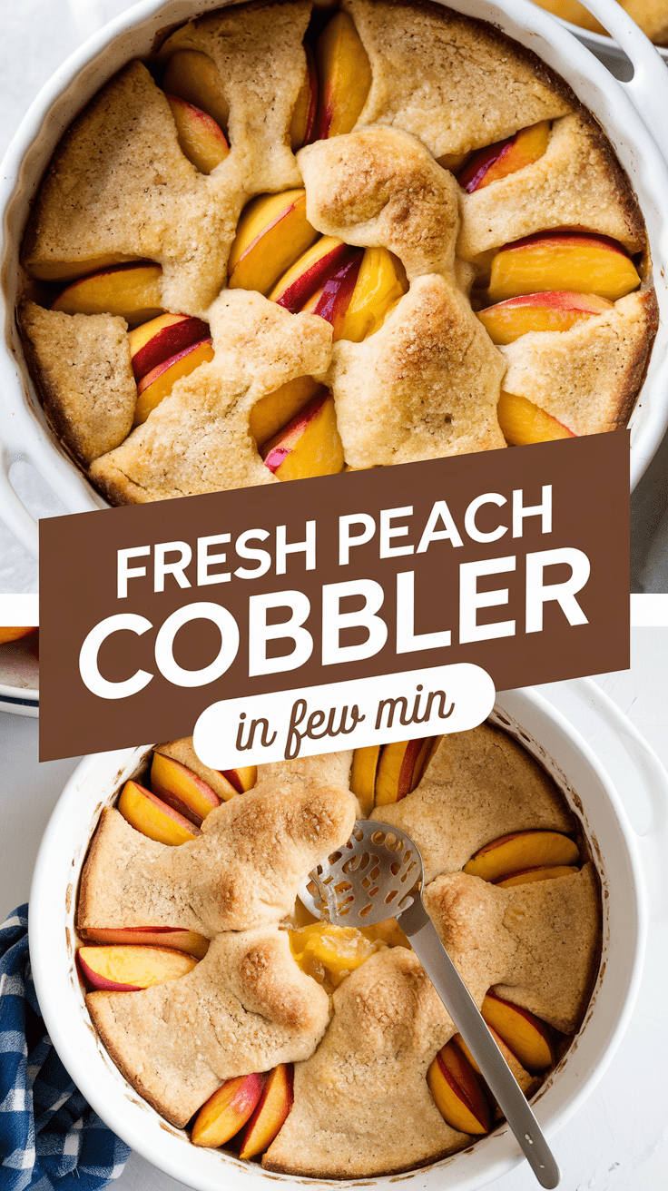 Fresh Peach Cobbler Recipe You’ll Love