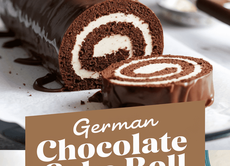 German Chocolate Cake Roll Recipe