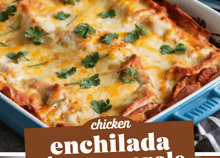 Chicken Enchilada Rice Casserole