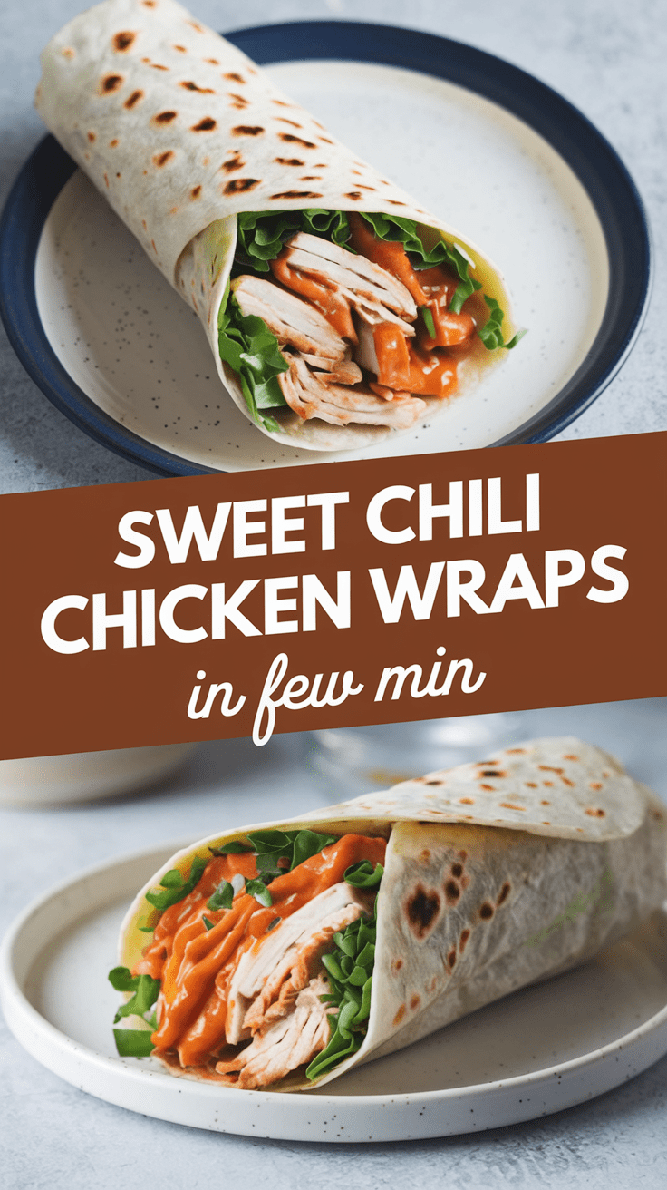 Sweet Chili Chicken Wraps