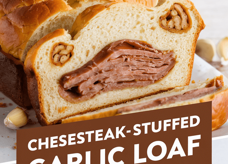 Cheesesteak-Stuffed Garlic Loaf