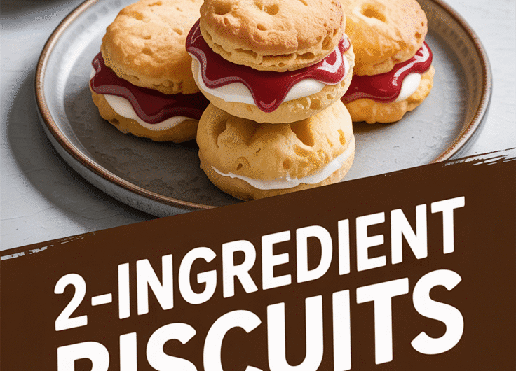 Easy 2-Ingredient Biscuits