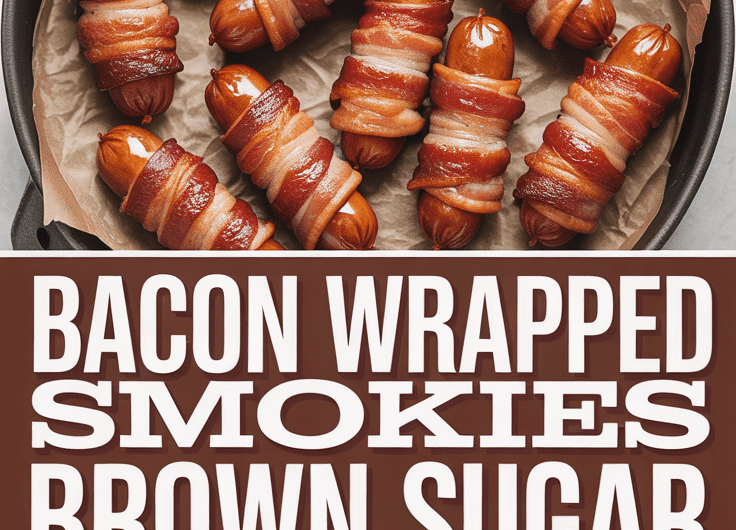 Bacon-Wrapped Smokies Brown Sugar