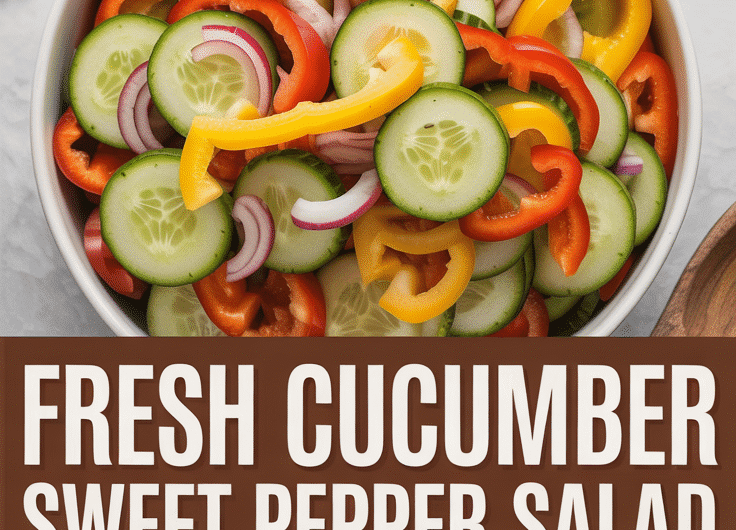 Fresh Cucumber Sweet Pepper Salad