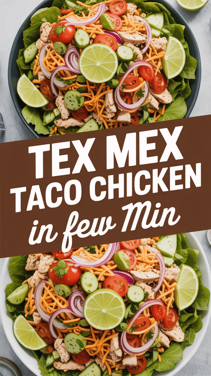Tex-Mex Taco Chicken Salad