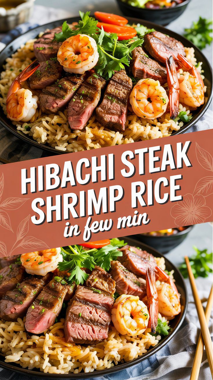 Hibachi Steak Shrimp Rice
