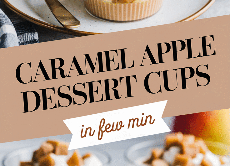 Caramel Apple Dessert Cups