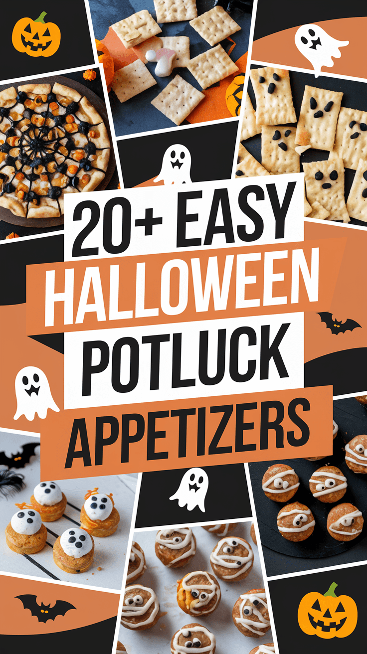 20+ Easy Halloween Potluck Appetizers Everyone Will Love