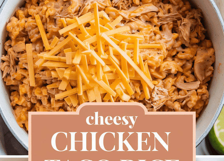 Cheesy Chicken Taco Rice