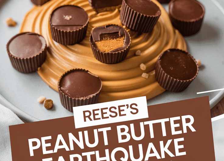 Reese’s Peanut Butter Earthquake Cake