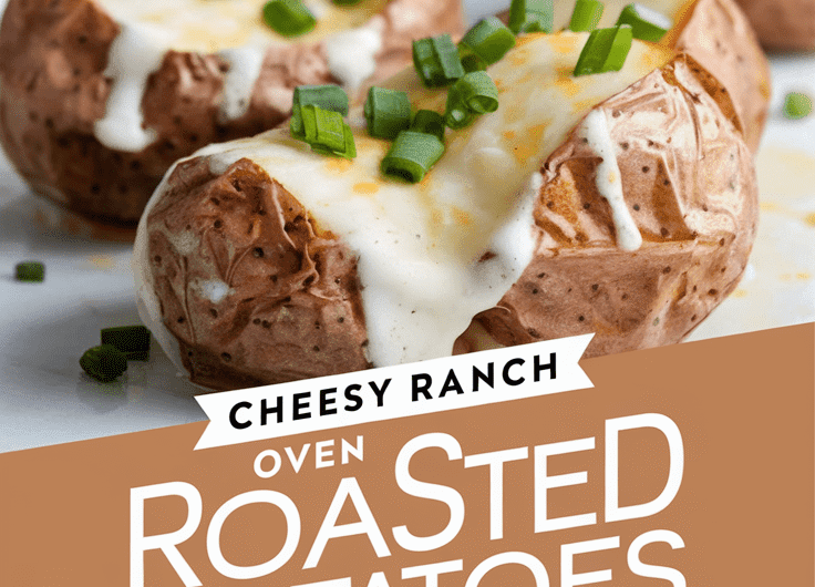 Cheesy Ranch Oven Roasted Potatoes