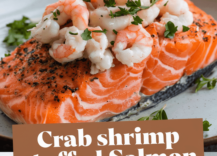 Crab Shrimp Stuffed Salmon